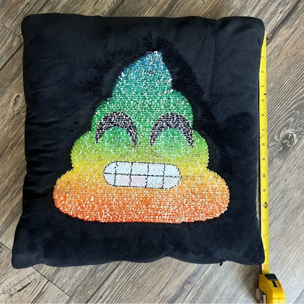 Rainbow Emoji pillow